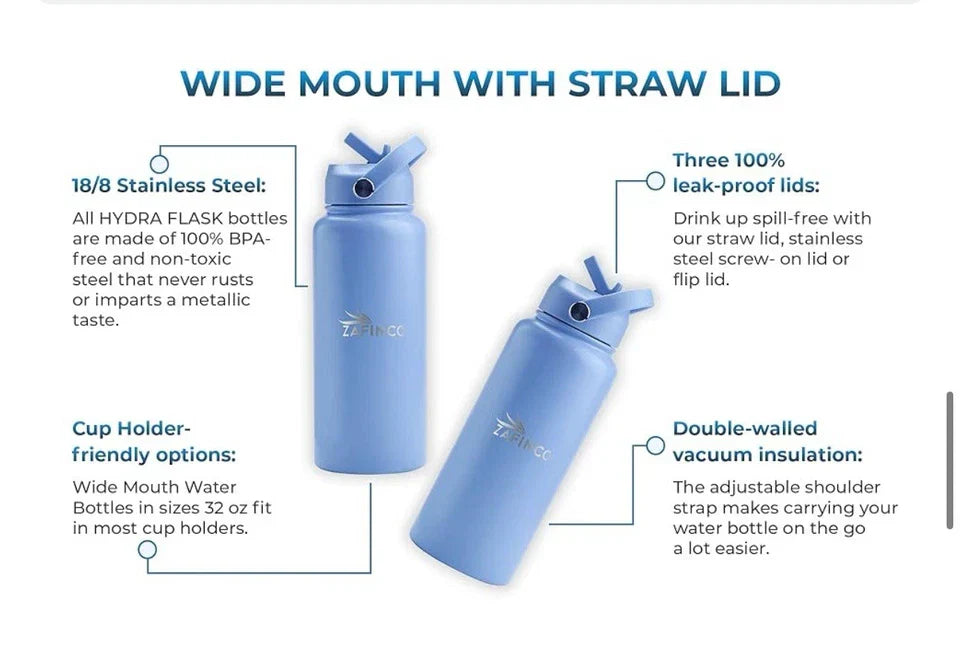 HYDRA FLASK-Tharmal insulated 32 oz