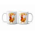 FUNNY F-CAW-F CHICKEN COFFEE MUG / F OFF SARCASTIC MUG / FUNNY NOVELTY GIFT